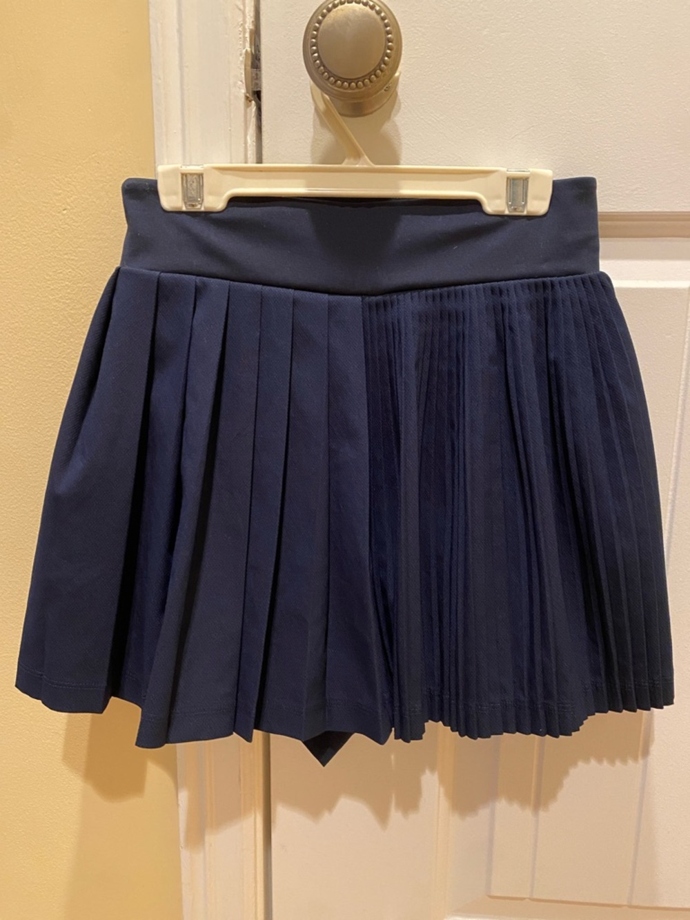 Lacoste Navy Pleated Skort - Picture 2 of 8